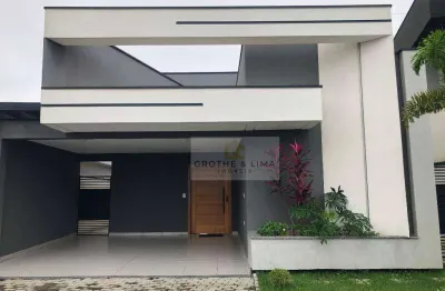 Casa térrea, totalmente mobiliada, 3 dorms, ofurô, 165 m², reserva do vale, caçapava