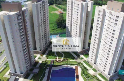 Apartamento com 2 dormitórios, 1 suíte à venda, 62 m² - pagador de andrade - jacareí/sp