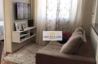 Apartamento com 2 dormitórios à venda, 43 m² - palmeiras de são josé - são josé dos campos/sp