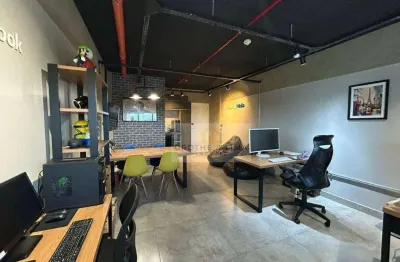 Sala comercial mobiliada - centro empresarial aquarius by helbor - jardim aquarius - 32m²