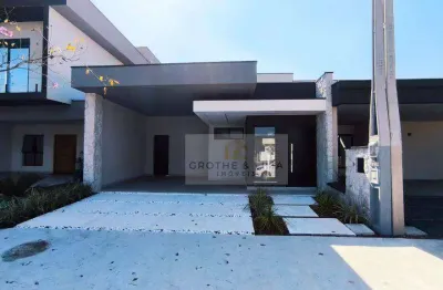 Casa térrea nova e moderna no condomínio bosque manacás – jacareí