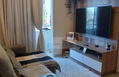 Apartamento com 2 dormitórios à venda, 68 m² por r$ 318.000 - parque são luís - taubaté/sp