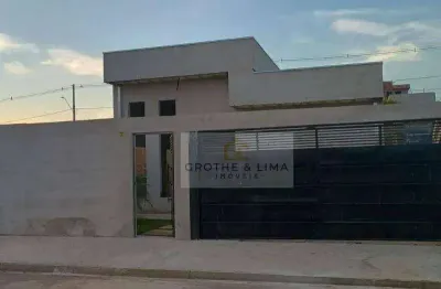 Casa em construção, fase de acabamento no residencial amor – 3 quartos, suíte e 228m² de terreno