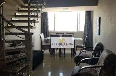 Excelente cobertura com 2 dormitórios à venda, 100 m² por r$ 640.000 - jardim motorama - são josé dos campos/sp