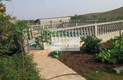 Chácara com 4 dormitórios à venda, 5000 m² - chácara marambaia - caçapava/sp
