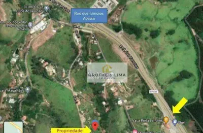 Chácara com ótima localização à venda, 10000 m² por r$ 385.000 - parque interlagos - são josé dos campos/sp