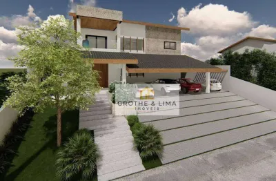 Casa com 4 dormitórios à venda, 450 m² por r$ 4.900.000,00 - condomínio reserva do paratehy - são josé dos campos/sp