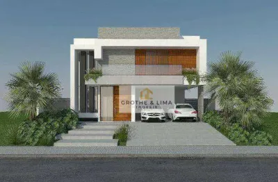 Sobrado com 4 dormitórios à venda, 374 m² por r$ 3.950.000,00 - condomínio residencial alphaville ii - são josé dos campos/sp