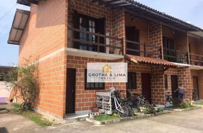 Sobrado com 2 dormitórios à venda, 76 m² por r$ 307.400,00 - pontal de santa marina - caraguatatuba/sp