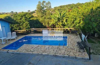 Chácara com 2 dormitórios à venda, 1624 m² por r$ 636.000,00 - barreiro - taubaté/sp