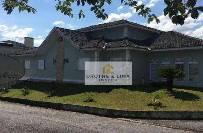 Casa de altíssimo padrão no condomínio terras de sant'anna em jacareí / sp- 442m² de área construída, 842m² de terreno, 4 suítes, por r$ 2.100.000,00