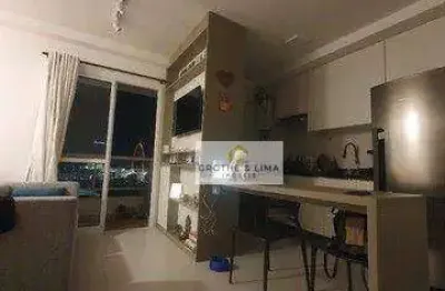 Flat com 1 dormitório à venda, 33 m² por r$ 440.000,00 - jardim aquarius - são josé dos campos/sp