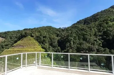 Cobertura com 4 dormitórios à venda, 166 m² por r$ 1.200.000,00 - cidade jardim - caraguatatuba/sp