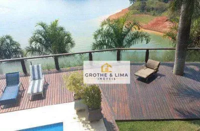 Chácara com 5 dormitórios à venda, 8000 m² por r$ 5.280.000,00 - chácaras condomínio recanto pássaros ii - jacareí/sp