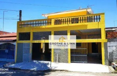 Sobrado com 5 dormitórios à venda, 256 m² por r$ 636.000,00 - jardim da granja - são josé dos campos/sp