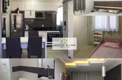 Apartamento com 2 dormitórios à venda  jardim jaraguá  taubaté/sp