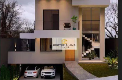 Sobrado com 4 dormitórios à venda, 246 m²- condomínio residencial mantiqueira - são josé dos campos/sp