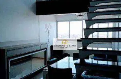 Apartamento duplex com 3 dormitórios à venda, 125 m² por r$ 800.000,00 - jardim motorama - são josé dos campos/sp