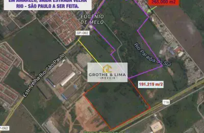 Área à venda, 265000 m² por r$ 60.000.000,00 - eugênio de melo - são josé dos campos/sp