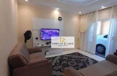 Casa asobradada com 3 dormitórios, 1 suíte à venda, 192 m² - jardim mesquita - jacareí/sp
