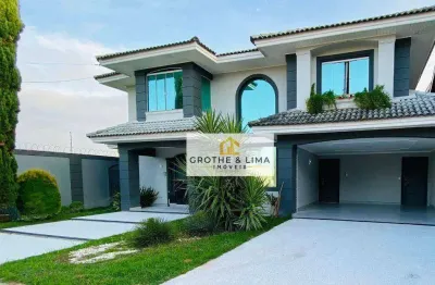 Sobrado no condomínio sunset park - jardim aquarius - 6 dormitórios - 350m²