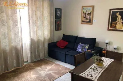 Excelente apartamento à venda há 3 quadras da praia da pompéia por r$379.000,00!!!!!!!!!