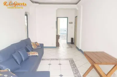 Apartamento com 2 dormitórios para alugar, 90 m² por R$ 3.600,02/mês - Gonzaga - Santos/SP