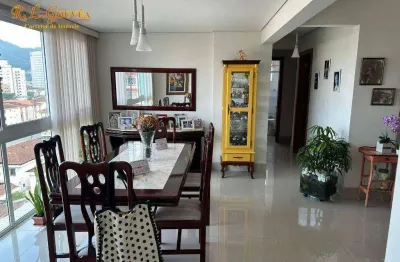 Apartamento com 3 dormitórios à venda por r$ 780.000,00 - marapé - santos/sp