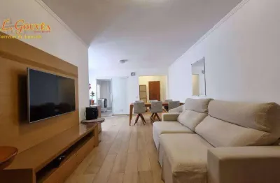 Lindo apartamento com 3 dormitórios à venda, 130 m² por r$ 730.000 - josé menino - santos/sp