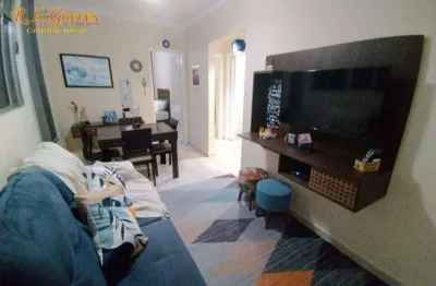 Apartamento com 2 dormitórios à venda, 69 m² por r$ 350.000,00 - marapé - santos/sp