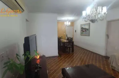 Apartamento com 3 dormitórios à venda por r$ 690.000,00 - pompéia - santos/sp