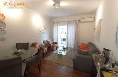 Apartamento com 2 dormitórios à venda, 100 m² por r$ 490.000,00 - josé menino - santos/sp