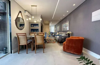 Apartamento garden com 2 dormitórios à venda, 145 m² por r$ 1.720.000,00 - gonzaga - santos/sp