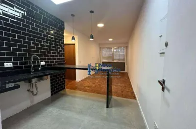 Apartamento com 2 dormitórios à venda, 52 m² por r$ 390.000,00 - pompéia - santos/sp