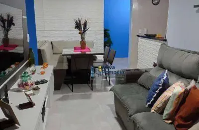 Apartamento com 2 dormitórios à venda, 80 m² por r$ 620.000 - boqueirão - praia grande/sp