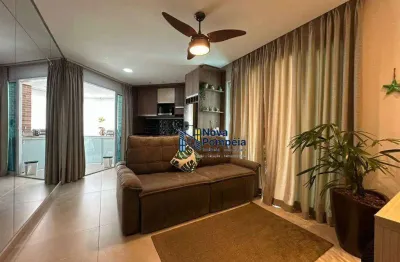 Apartamento com 1 dormitório à venda, 55 m² por r$ 750.000,00 - pompéia - santos/sp