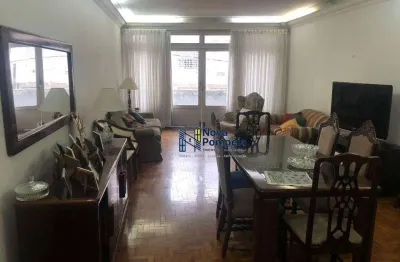 Apartamento com 3 dormitórios à venda, 134 m² por r$ 450.000 - pompéia - santos/sp