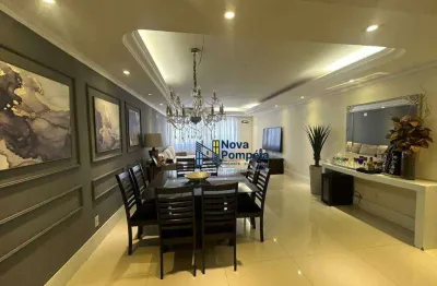 Apartamento com 3 dormitórios à venda, 185 m² por r$ 900.000,00 - josé menino - santos/sp