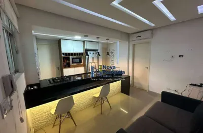 Apartamento com 1 dormitório à venda  por r$ 390.000 - pompéia - santos/sp