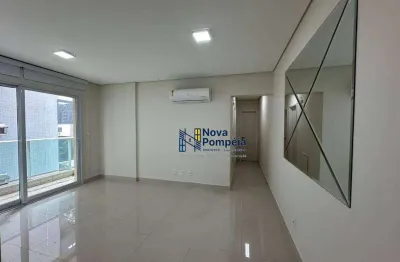 Apartamento com 2 dormitórios para alugar, 70 m² por r$ 7.000/mês - pompéia - santos/sp