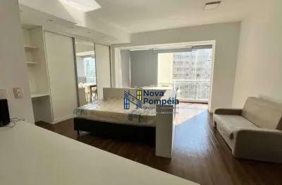 Apartamento com 1 dormitório para alugar, 50 m² por r$ 5.000/mês - pompéia - santos/sp