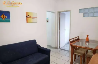 Apartamento com 1 dormitório à venda, 50 m² por r$ 350.000,00 - pompéia - santos/sp