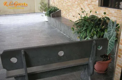 Apartamento residencial à venda, josé menino, santos.