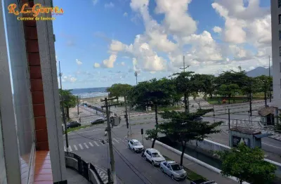 Excelente apartamento vista para o mar, com 3 dormitórios à venda, 180 m² por r$ 730.000 - gonzaga - santos/sp