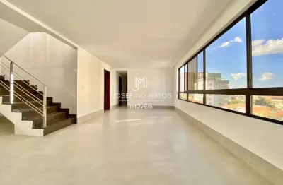 Apartamento cobertura duplex alto luxo à venda - 228m²- liberdade-pampulha-bh