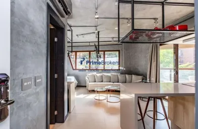 Apartamento com 1 quarto à venda na rua das fiandeiras, vila olímpia, são paulo por r$ 1.390.000