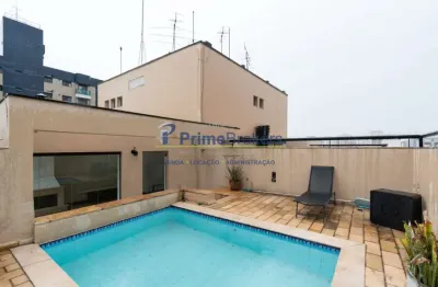 Cobertura para venda em vila clementino com 3 quartos, sendo 1 suíte, 184m²