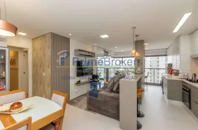 Apartamento, 73m² - 2 dormitórios, 2 suítes, 2 vagas, varanda gourmet - vila dom pedro i
