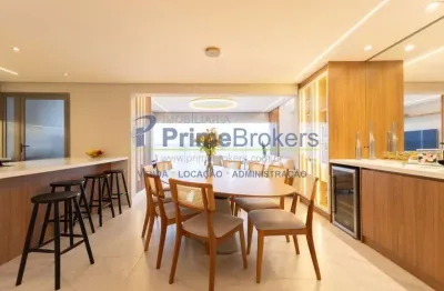 Apartamento, 120m² - 3 dormitórios, 3 suítes, 2 vagas, mobiliado - chácara santo antônio