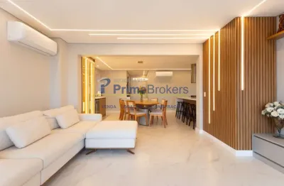 Apartamento, 120 m² - 3 dormitórios, 3 suítes, 2 vagas, varanda integrada - chácara santo antônio